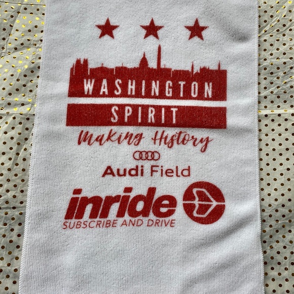 Washington Spirit Audi Field Hand Towel SGA - Picture 1 of 8